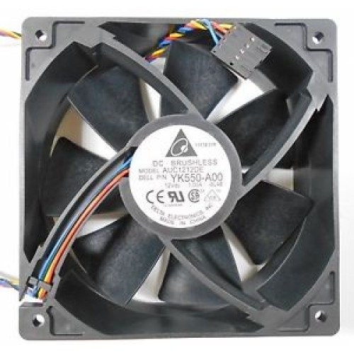 Dell 0Y4574 120x120x38mm 12V 1.30A Four-Wire/Five-Position Fan view 12