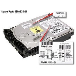160063-001 Compaq 18.2GB Wide Ultra SCSI-3 (10K RPM) hard