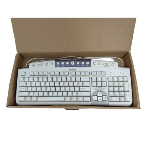 Compaq 239919-001 Genuine Desktop Vintage USB Keyboard view 1