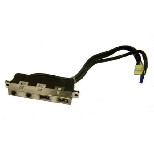 HP 384747-001 Front mounted Audio/USB board with cables
