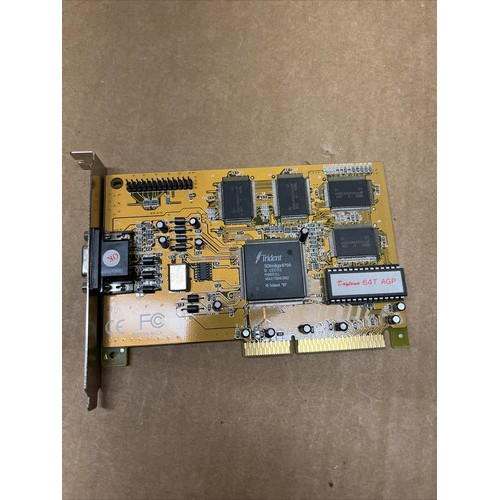 Trident Daytona 64T AGP VGA Video Card AGP9750 view 1