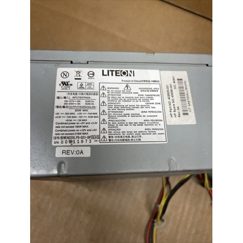 Bestec ATX-250-12ZD 250W 20-Pin HP Pavilion Power Supply view 4