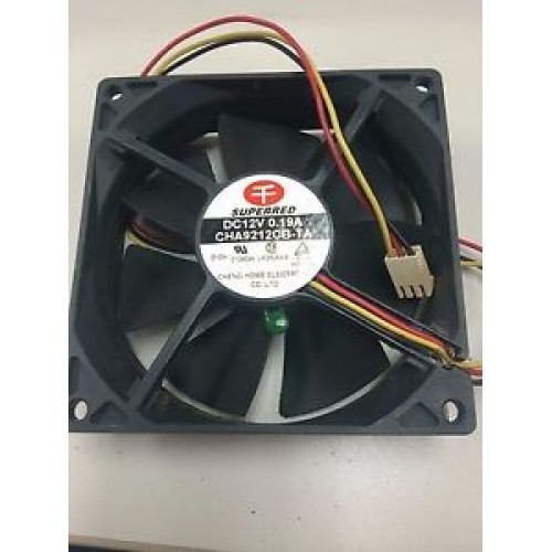 Superred CHA9212CS-TA 92x25mm 12V 0.19A 3-Wire Cooling Fan