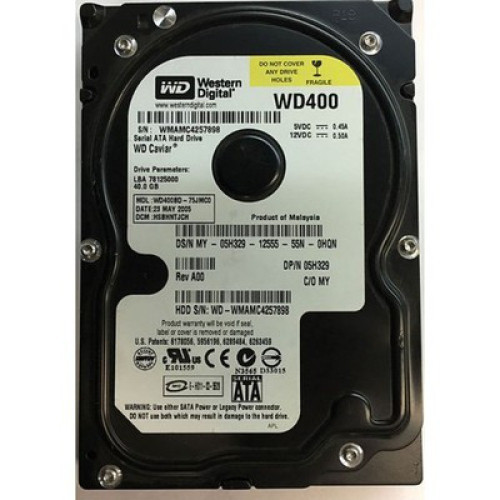 WD400BD-75MRA1 WD400 Western Digital 40GB SATA Hard drive view 20