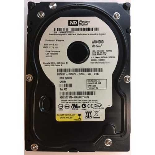 WD400BD-75MRA1 WD400 Western Digital 40GB SATA Hard drive view 4